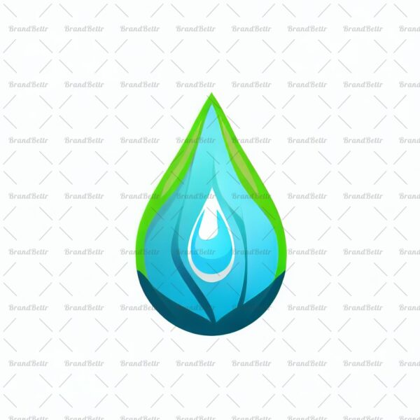 Wassertropfen und Blatt
